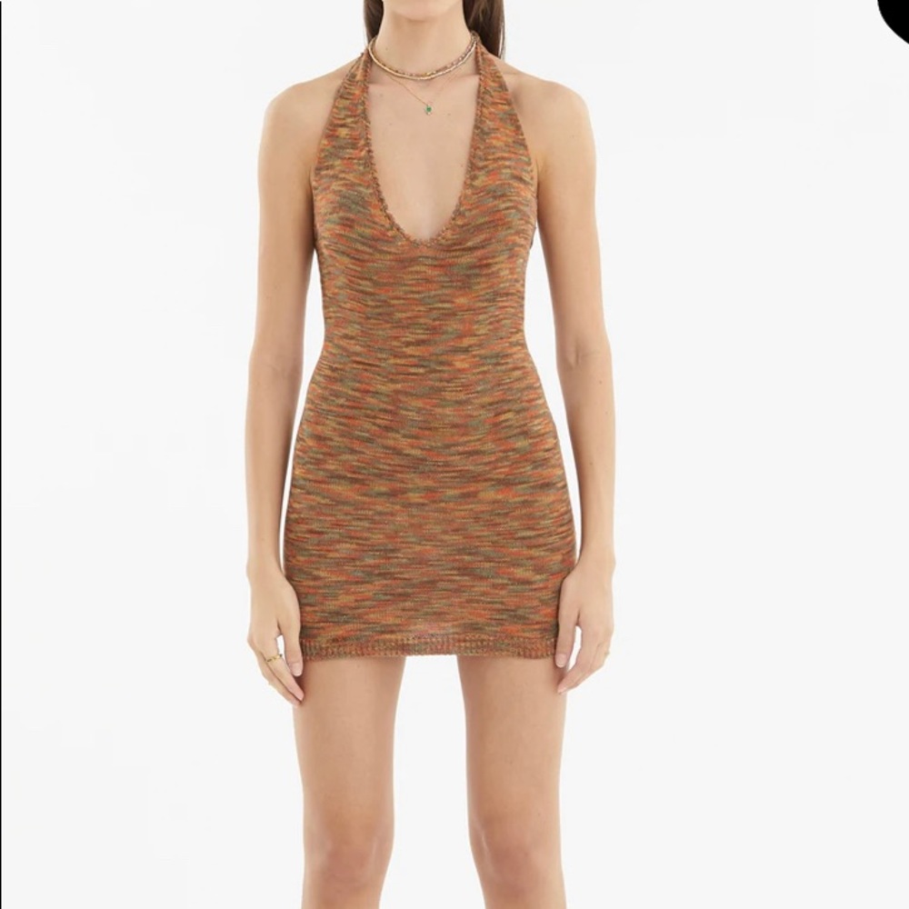 Ruve Shop halterneck knit dress